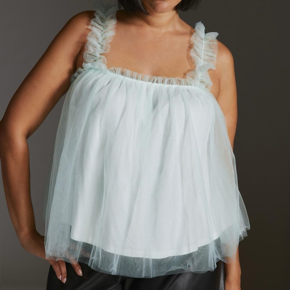 Anthropologie Tops - Anthropologie Tulle Top